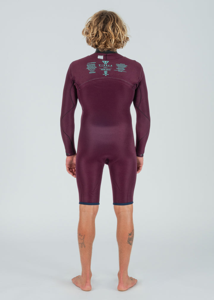 New Seas 2-2 Long Sleeve Spring U - Zip Wetsuit