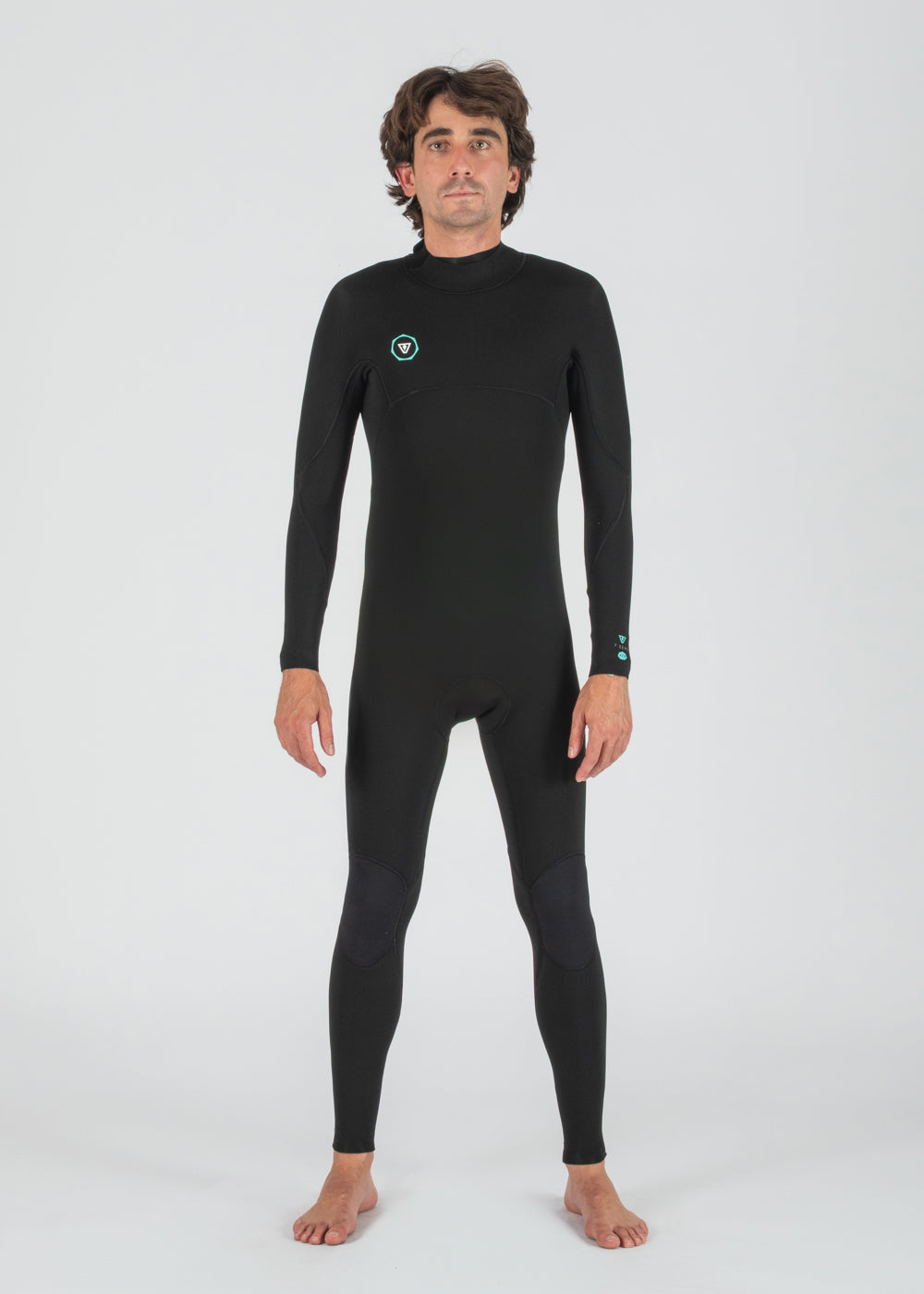 Vissla Men's Wetsuit | 7 Seas 4-3 Back Zip Full Suit Black