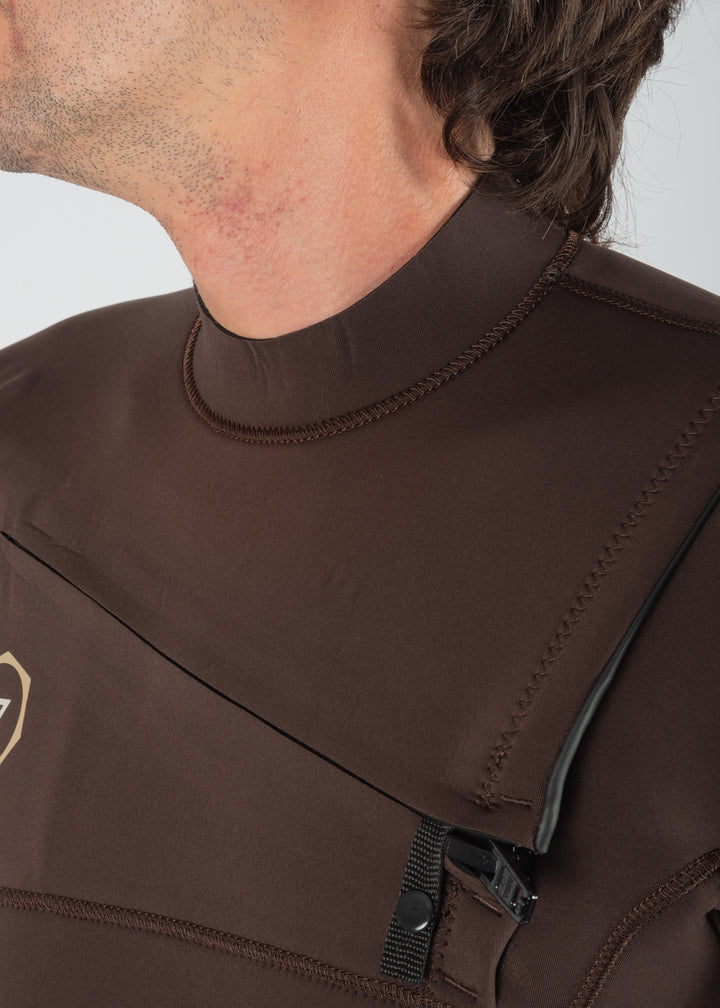 7 Seas 4-3 Full Chest Zip Wetsuit