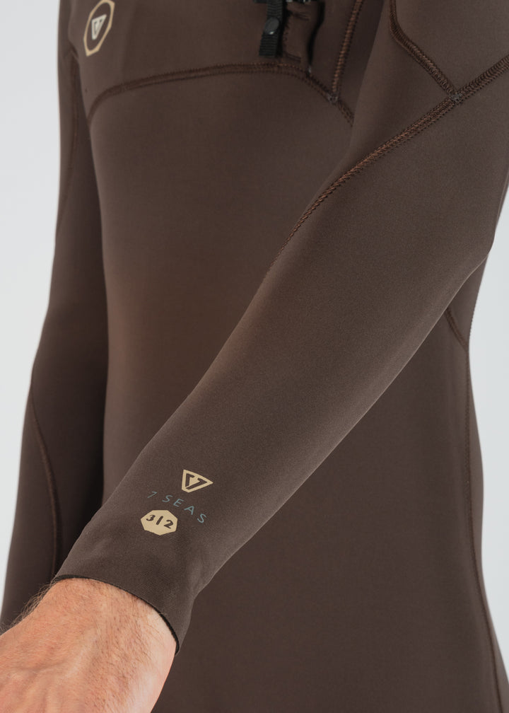 7 Seas 4-3 Full Chest Zip Wetsuit