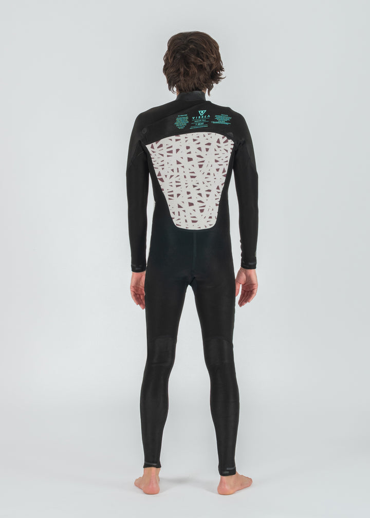 7 Seas 4-3 Full Chest Zip Wetsuit