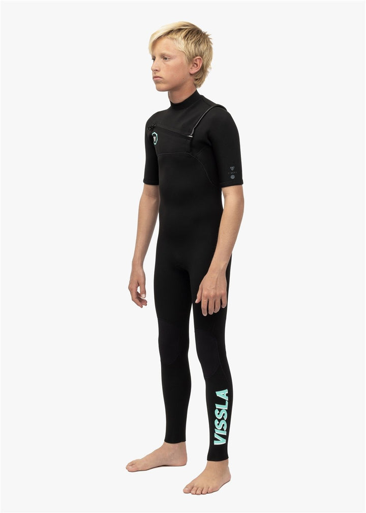 7 Seas Boys 2-2 Short Sleeve Full Wetsuit