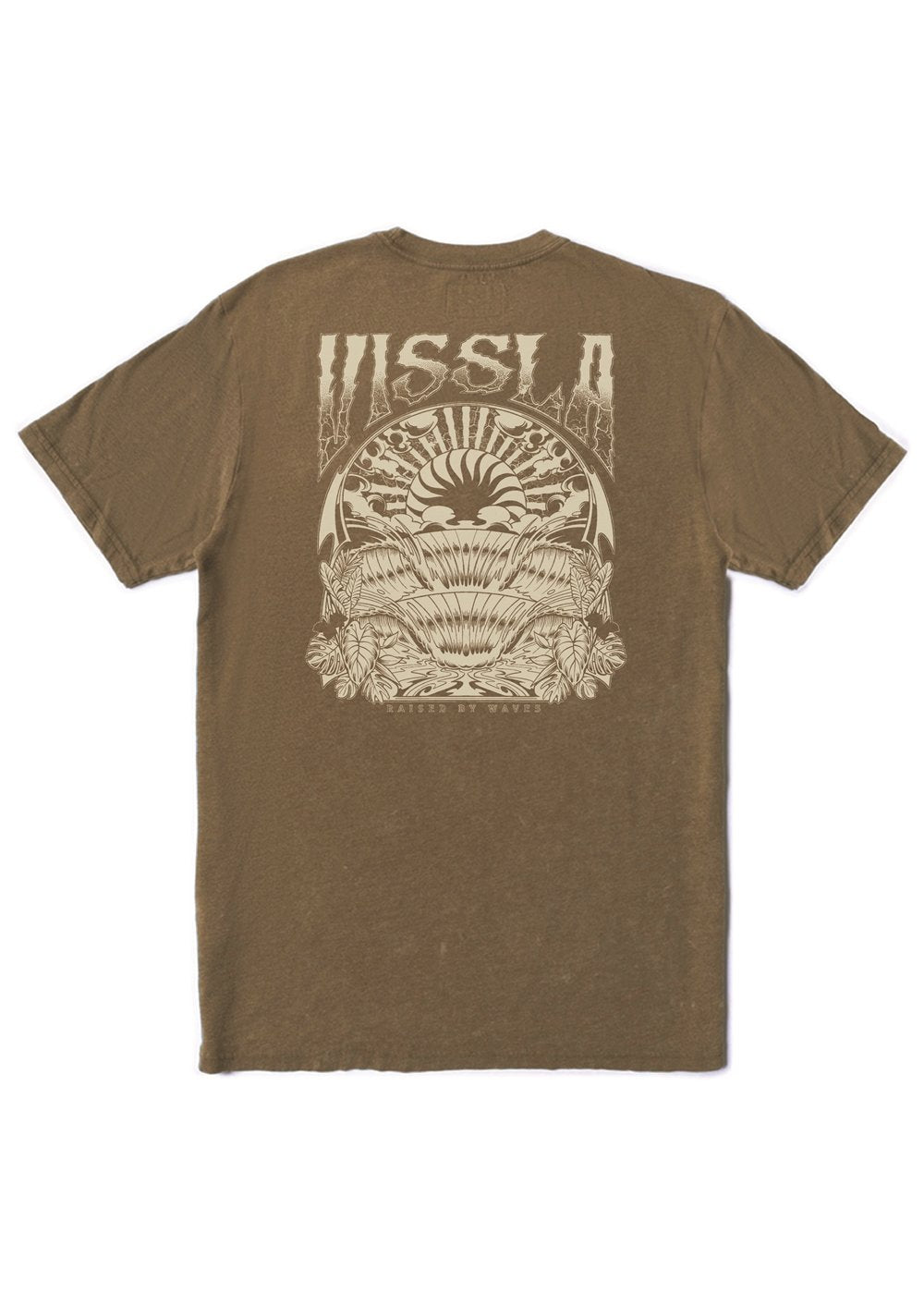 Men's T-Shirt - Paddle Out Cosmic Wash Chocolate | Vissla – Vissla com