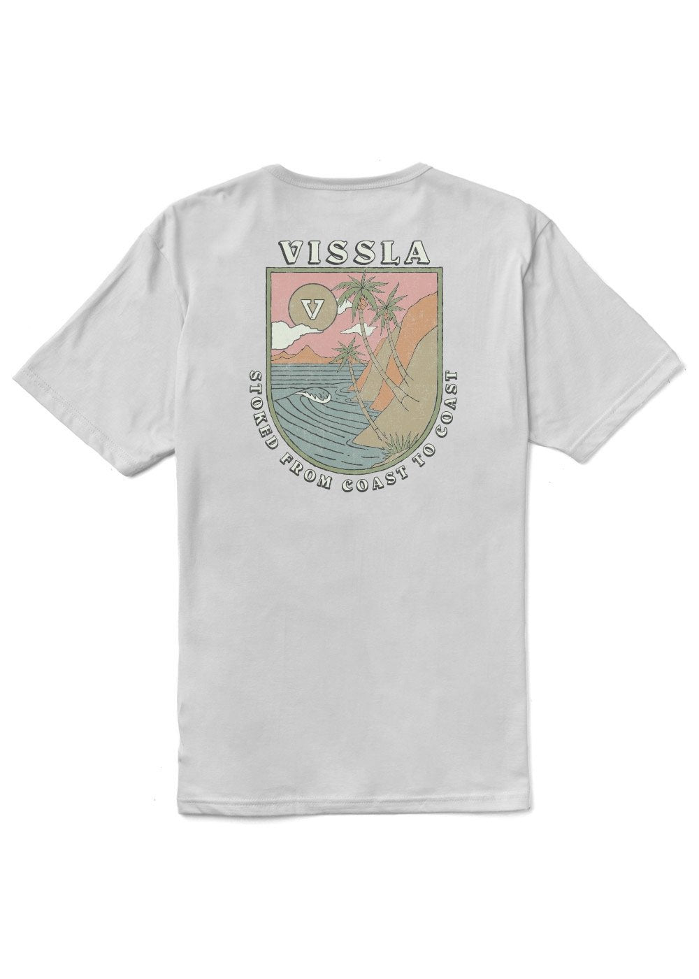 Vissla Coastliner Organic Tee White XL