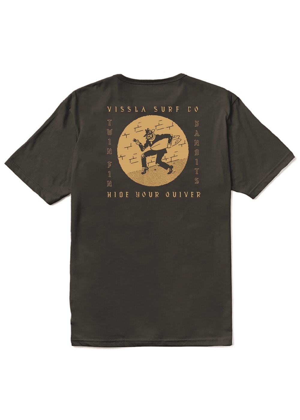 Vissla Tee Bandit Organic Tee Phantom – Vissla com