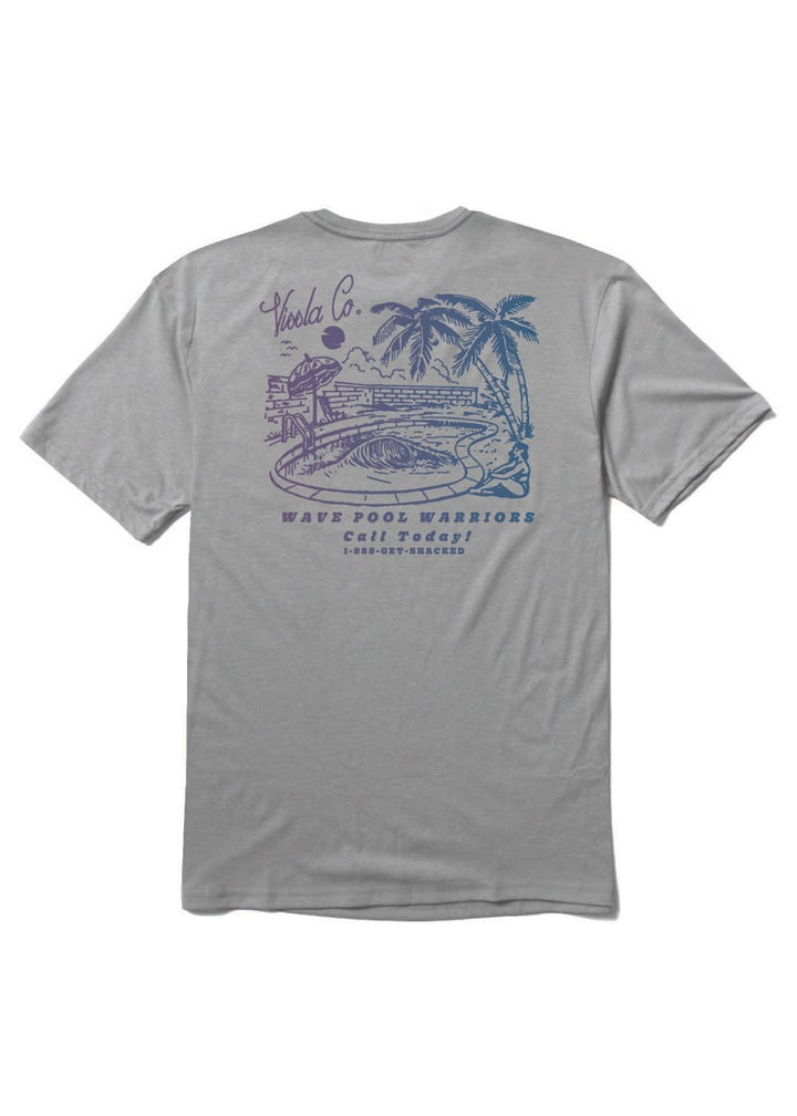 Wave Pool Warrior Comp Lite Eco Drirelease Tee