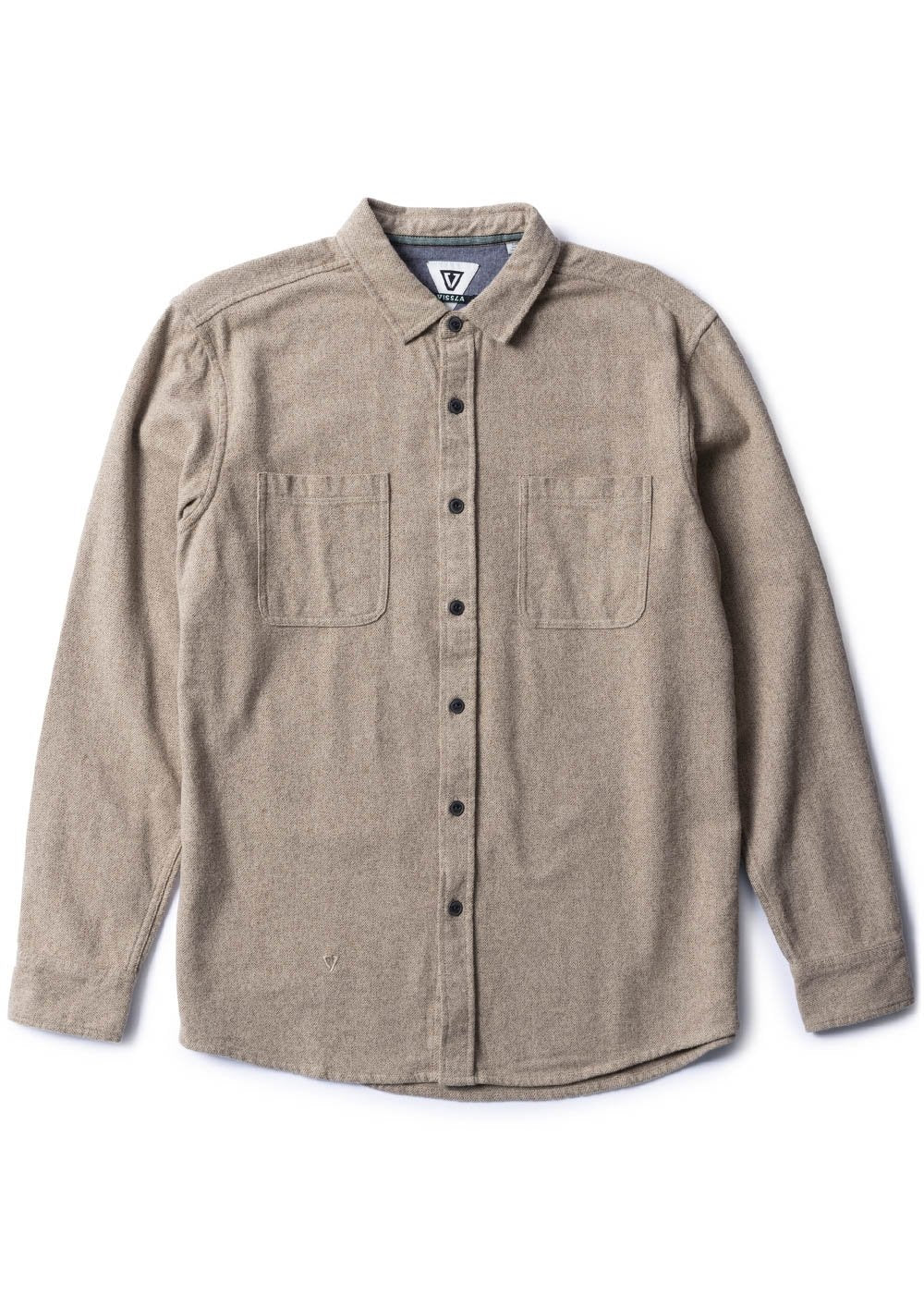 Shaper Eco Long Sleeve Flannel | Vissla Organic Cotton Flannel