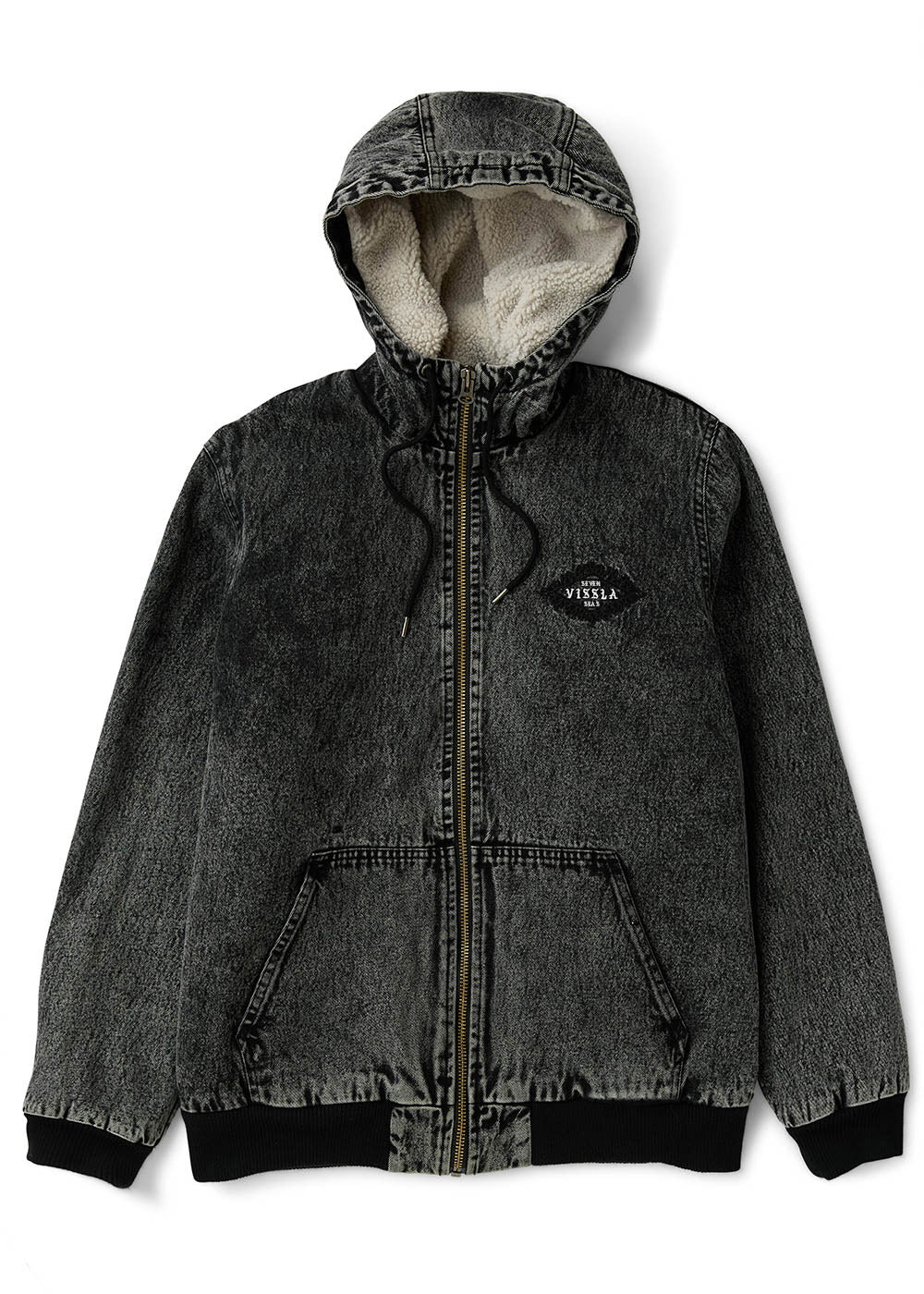 わた Wasson Jacket | Vissla Denim Sherpa Lined Jacket – Vissla com