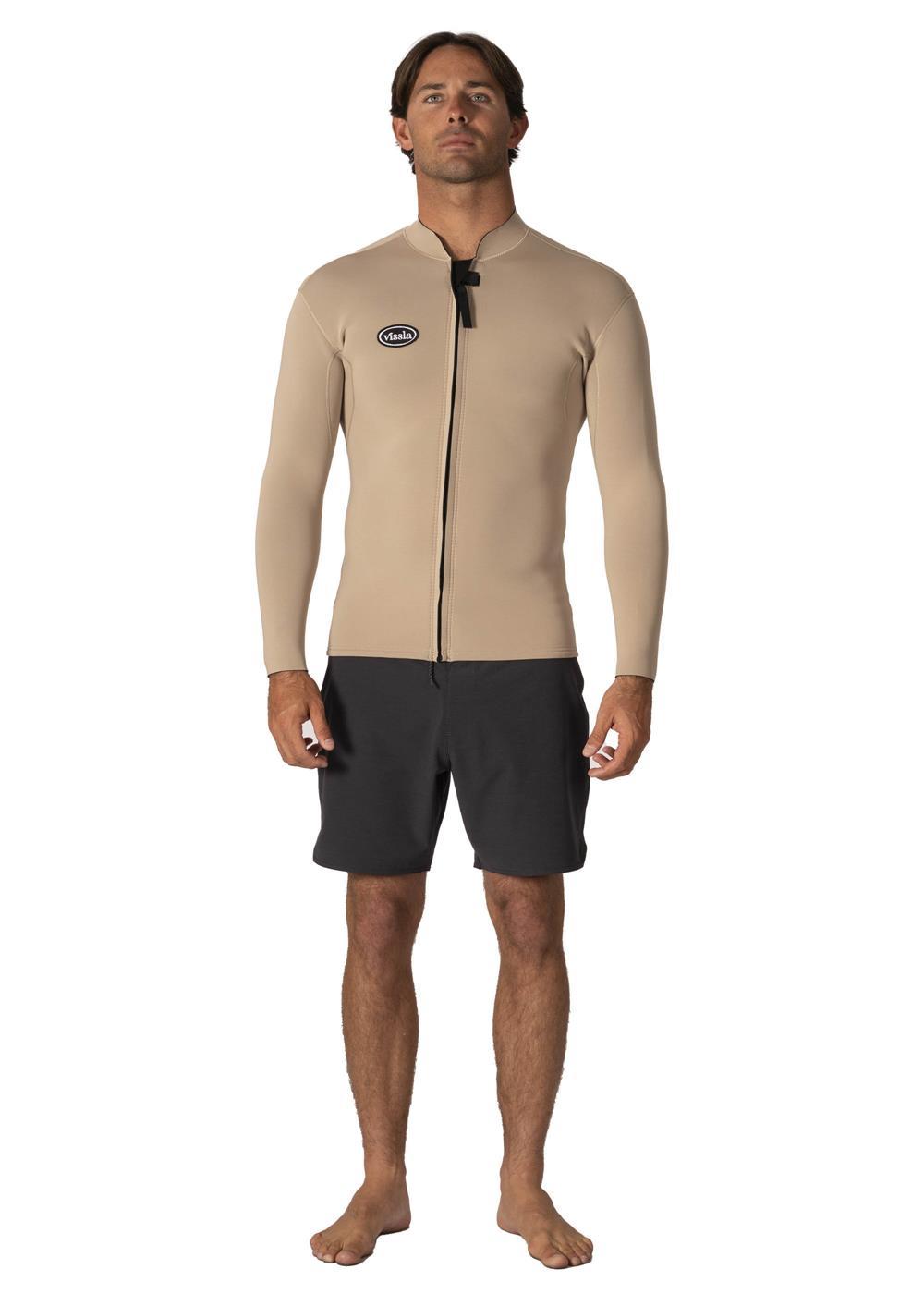 VISSLA ヴィスラ FRONT ZIP JACKET 2mm Solid Sets 2mm Front Zip Wetsuit Jacket – Vissla.com