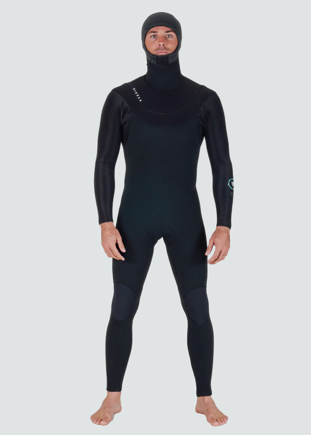 New Seas 4/3mm Hooded U-Zip Wetsuit | Vissla Zipperless Fullsuit New Seas 4/3mm Hooded U-Zip Wetsuit | Vissla Zipperless Fullsuit