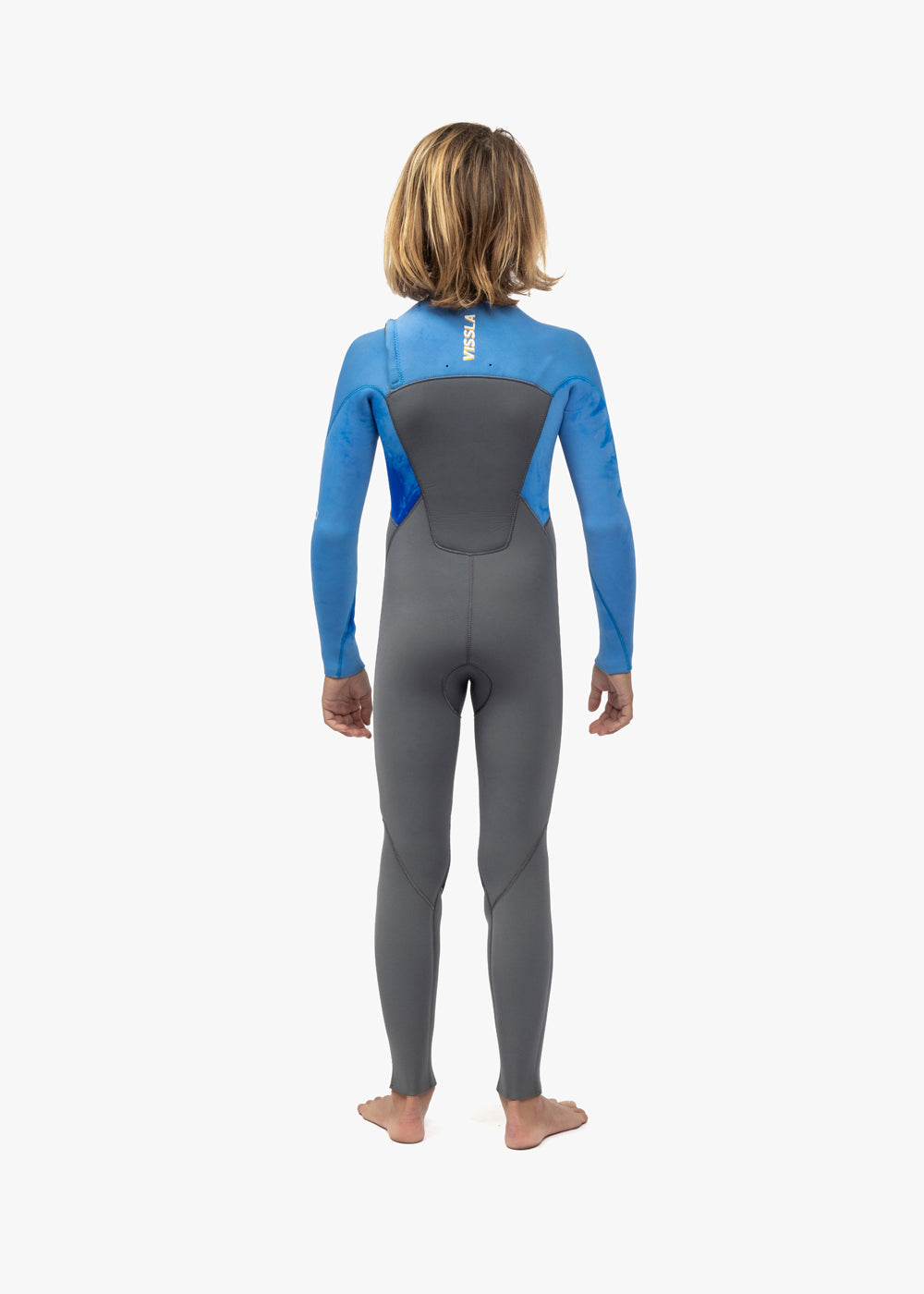 7 Seas Boys 4-3 Full Chest Zip Wetsuit