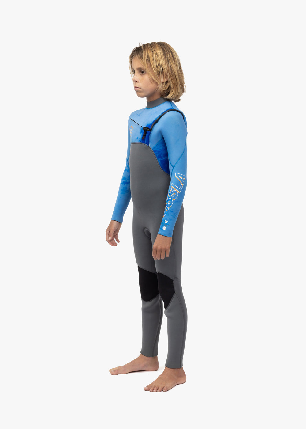 7 Seas Boys 4-3 Full Chest Zip Wetsuit