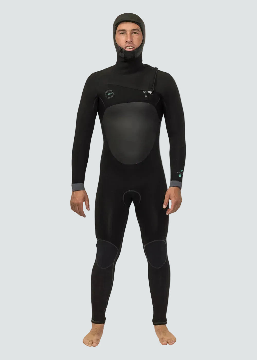 North Seas 5.5/4.5mm Hooded Chest Zip Wetsuit | Vissla Cold Water