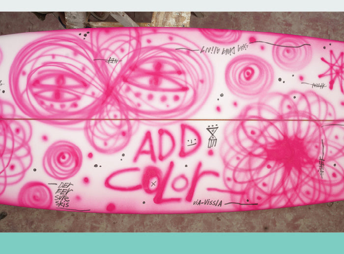 Vissla Add Color Surfboard Art Contest gallery event - surf art community