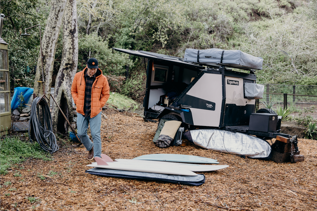Vissla x Taxa Outdoors Tigermoth Habitat giveaway - surf and adventure camper