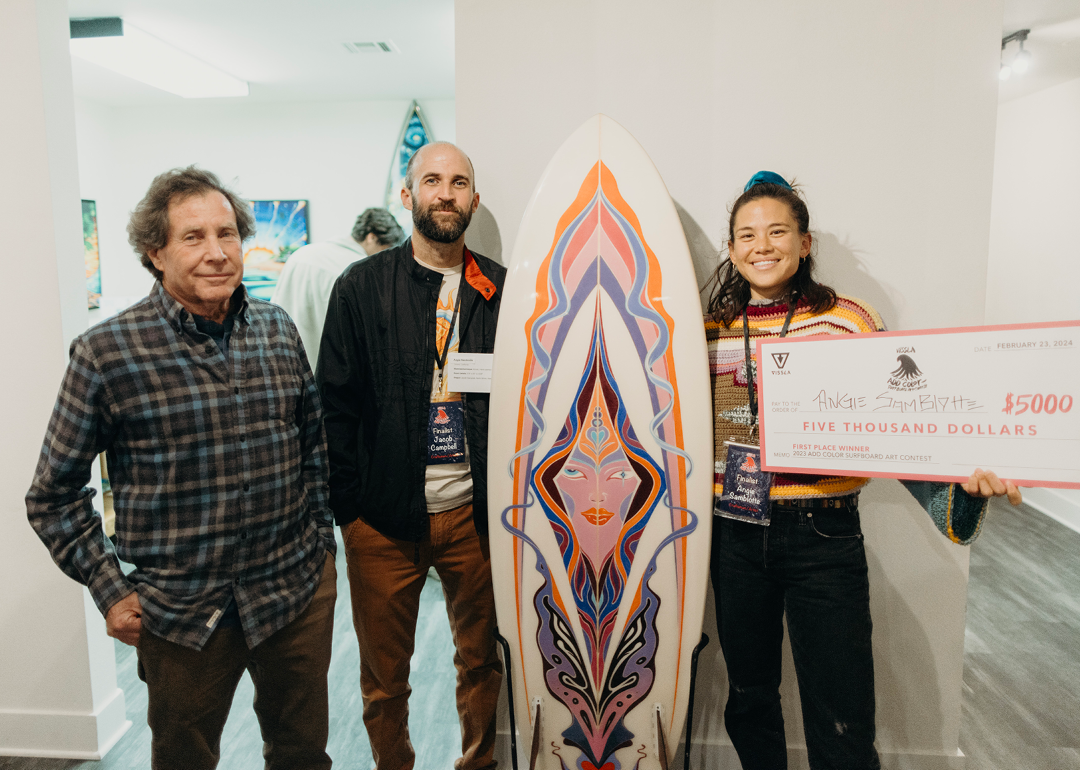 Vissla Add Color 2024 surfboard art contest event recap