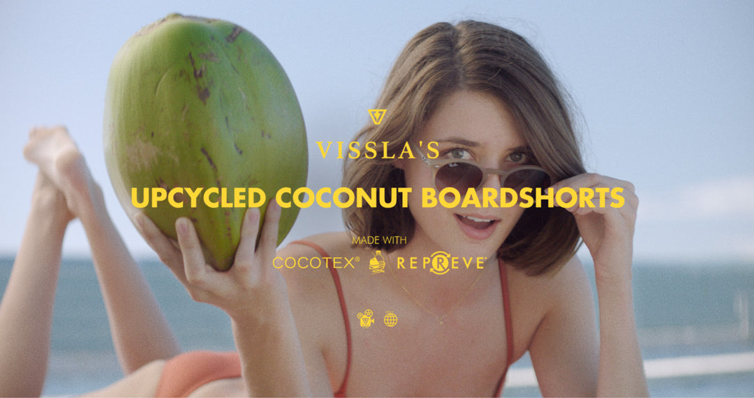 Upcycled Coconut Boardshorts
