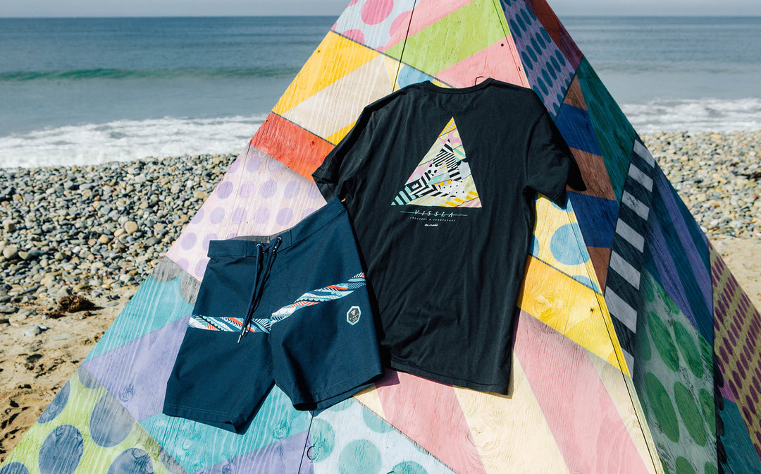 Vissla Made for Jason Woodside - surf and art collaboration collection