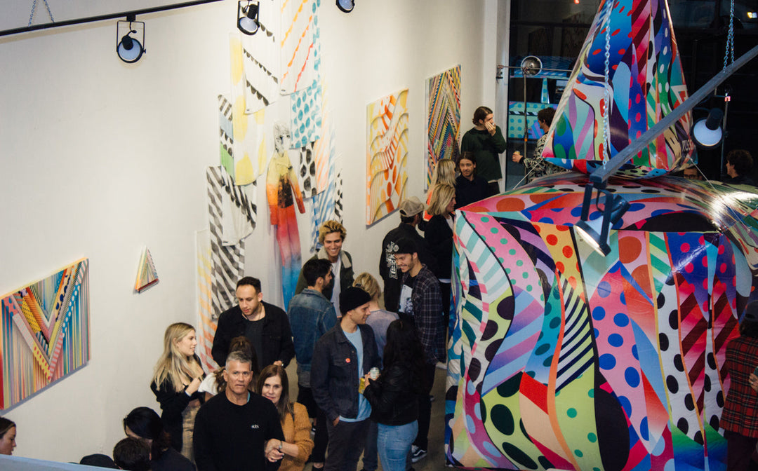 Vissla x Stab x Jason Woodside party - surf art collaboration event