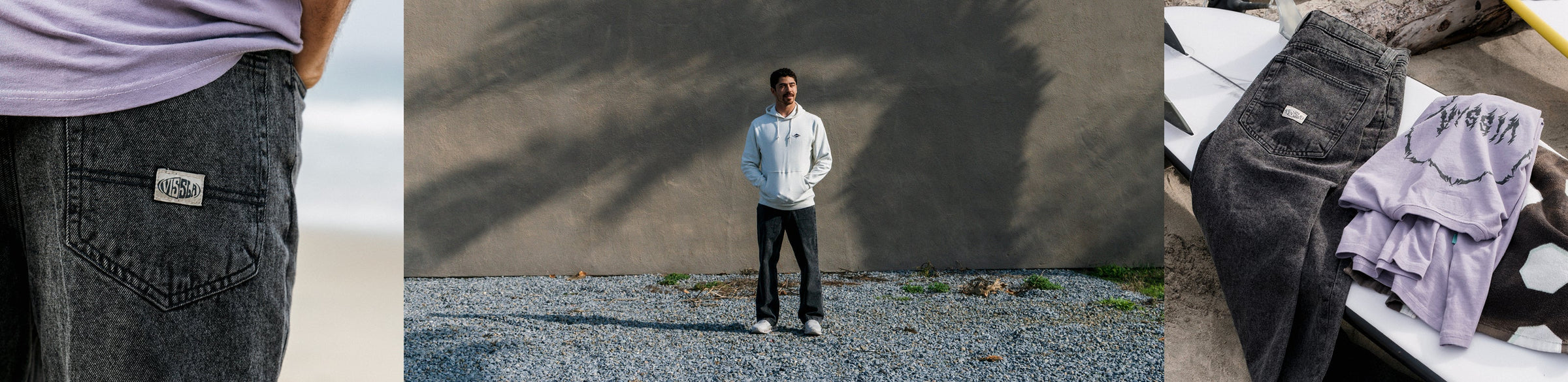 Mens Pants from Vissla - from stretch chinos to wide cargos and cords