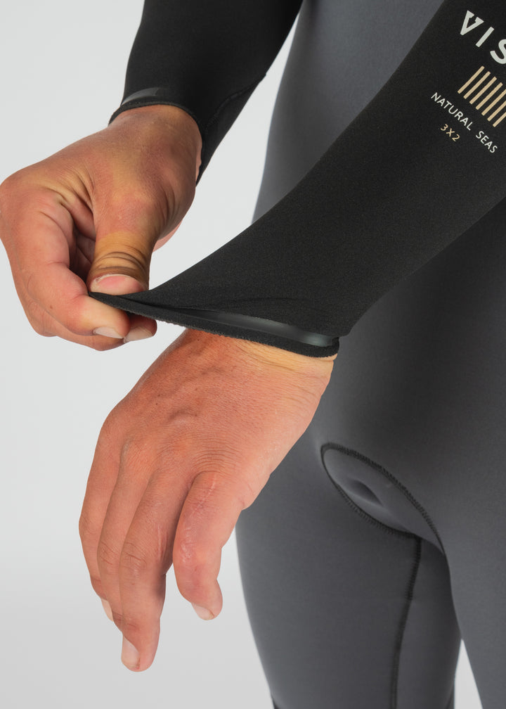 Natural Seas 4-3 Full Chest Zip Wetsuit