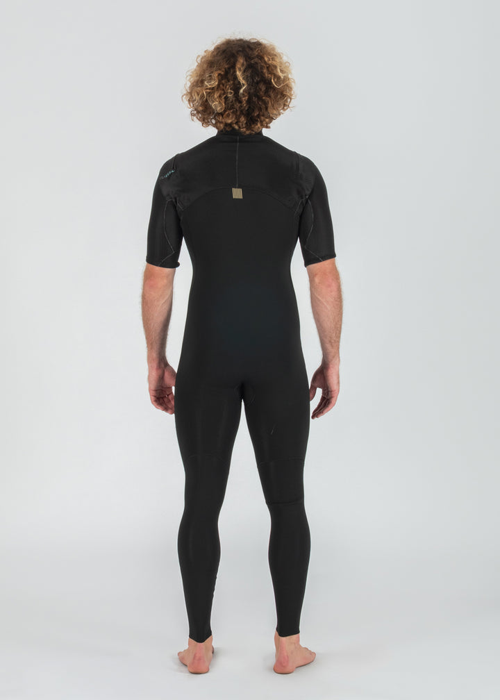 New Seas 2-2 Short Sleeve Full U - Zip Wetsuit