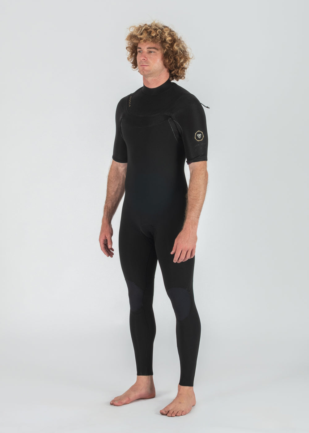 New Seas 2-2 Short Sleeve Full U - Zip Wetsuit