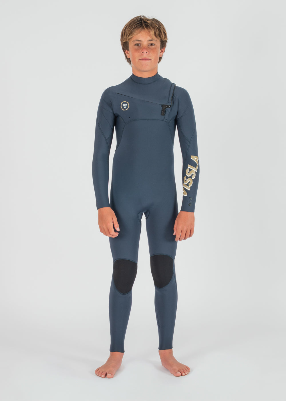 7 Seas Boys 4/3mm Chest Zip Wetsuit | Vissla Kids Cold Water