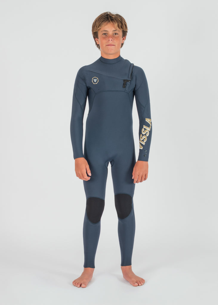 7 Seas Boys 4/3mm Chest Zip Wetsuit | Vissla Kids Cold Water