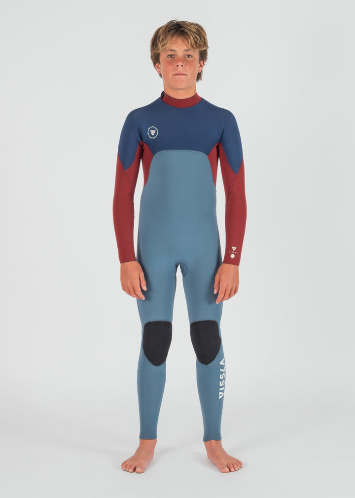 7 Seas Boys 4-3 Full Back Zip Wetsuit