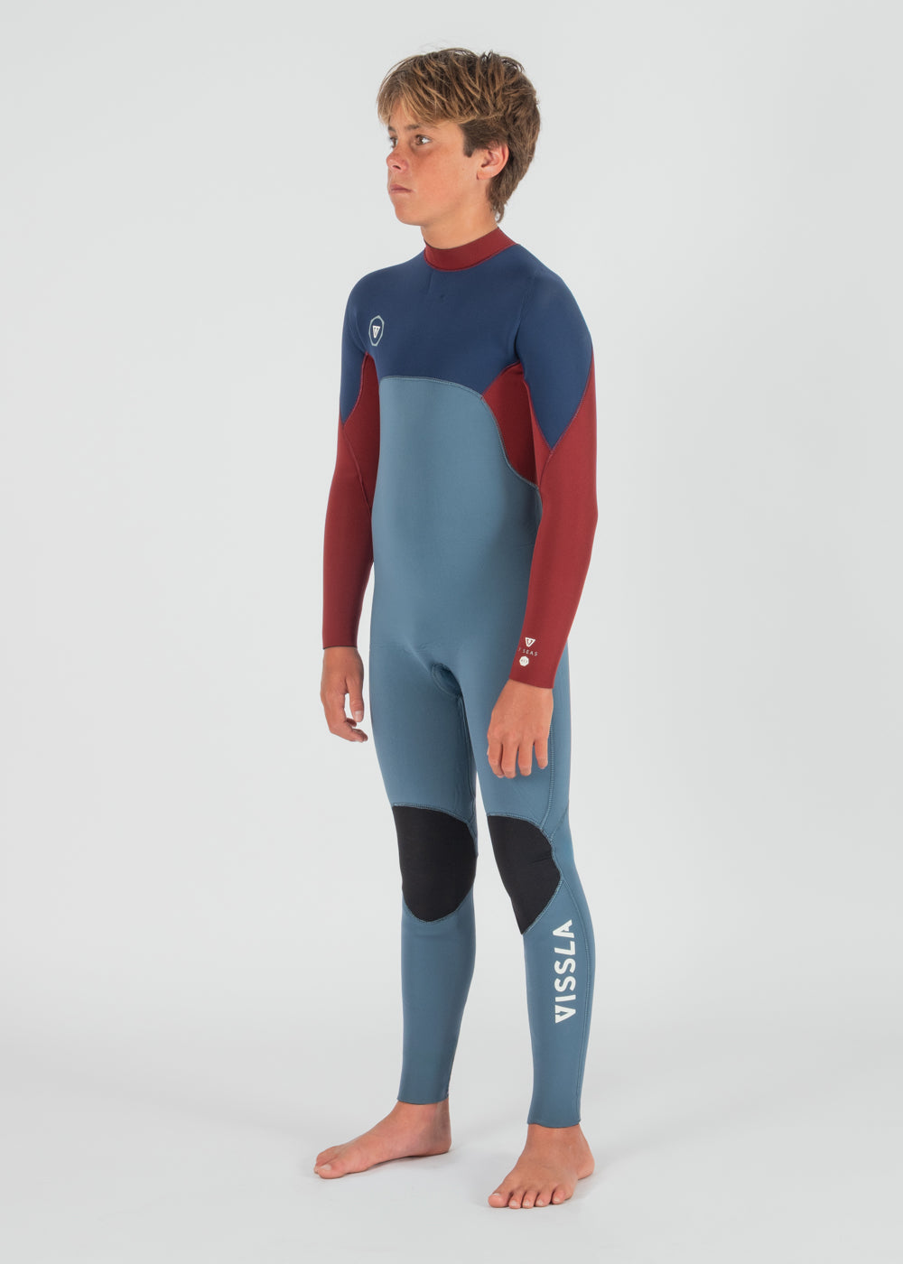 7 Seas Boys 3/2mm Back Zip Wetsuit | Vissla Kids Fullsuit – Vissla com