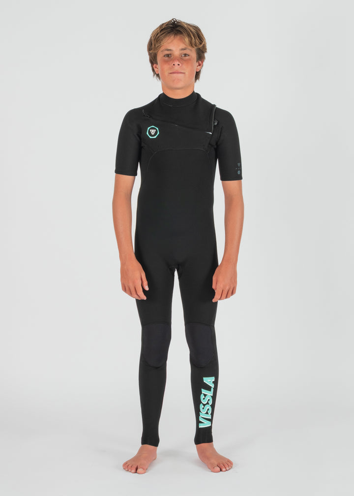 7 Seas Boys 2-2 Short Sleeve Full Wetsuit