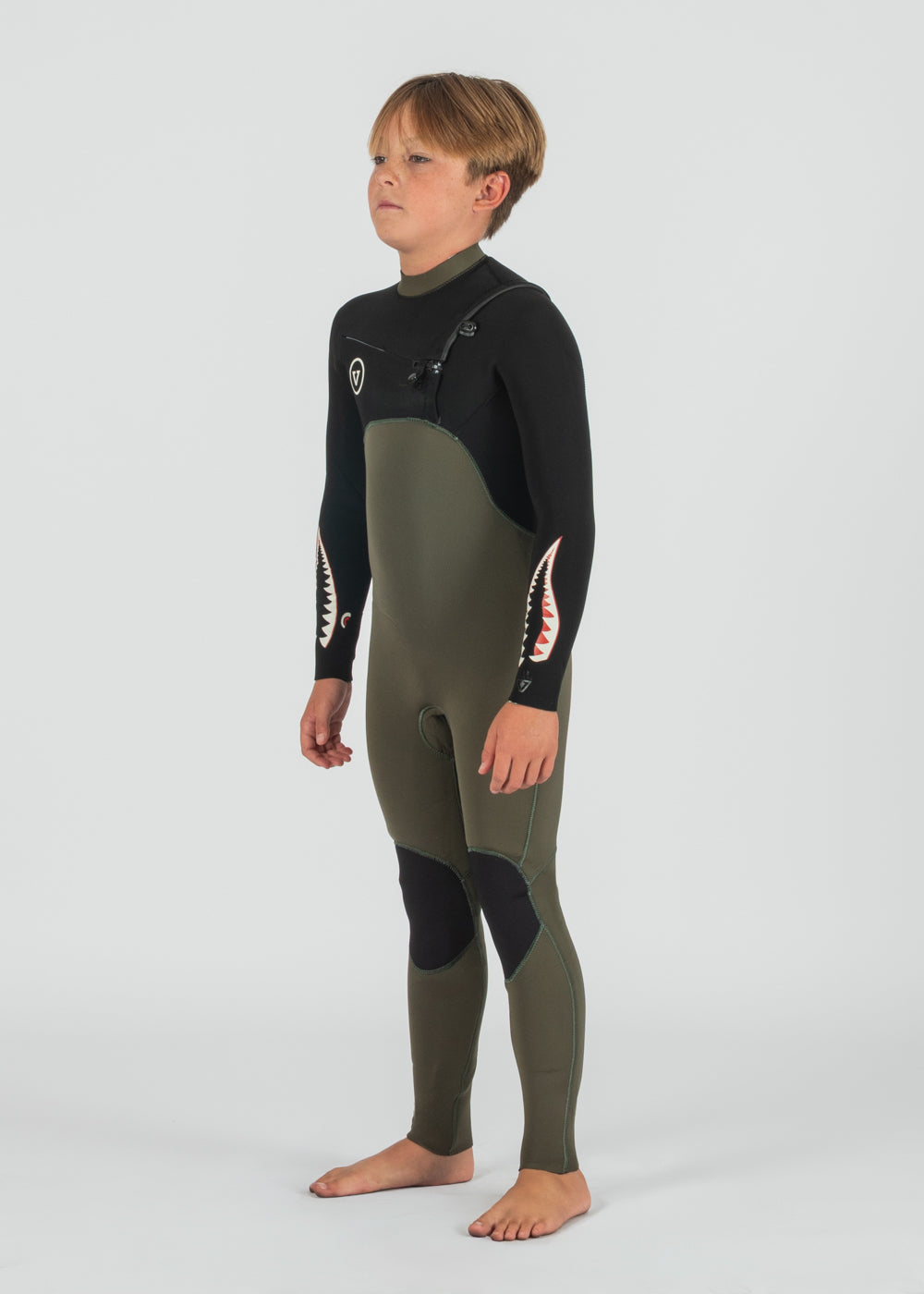 7 Seas Boys 4-3 Warbird Full Chest Zip Wetsuit – Vissla.com