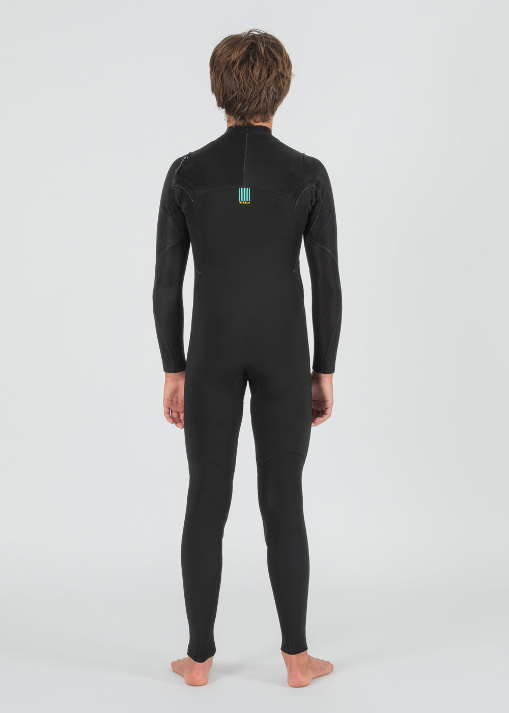 New Seas Boys 3/2mm U-Zip Wetsuit | Vissla Kids Zipperless