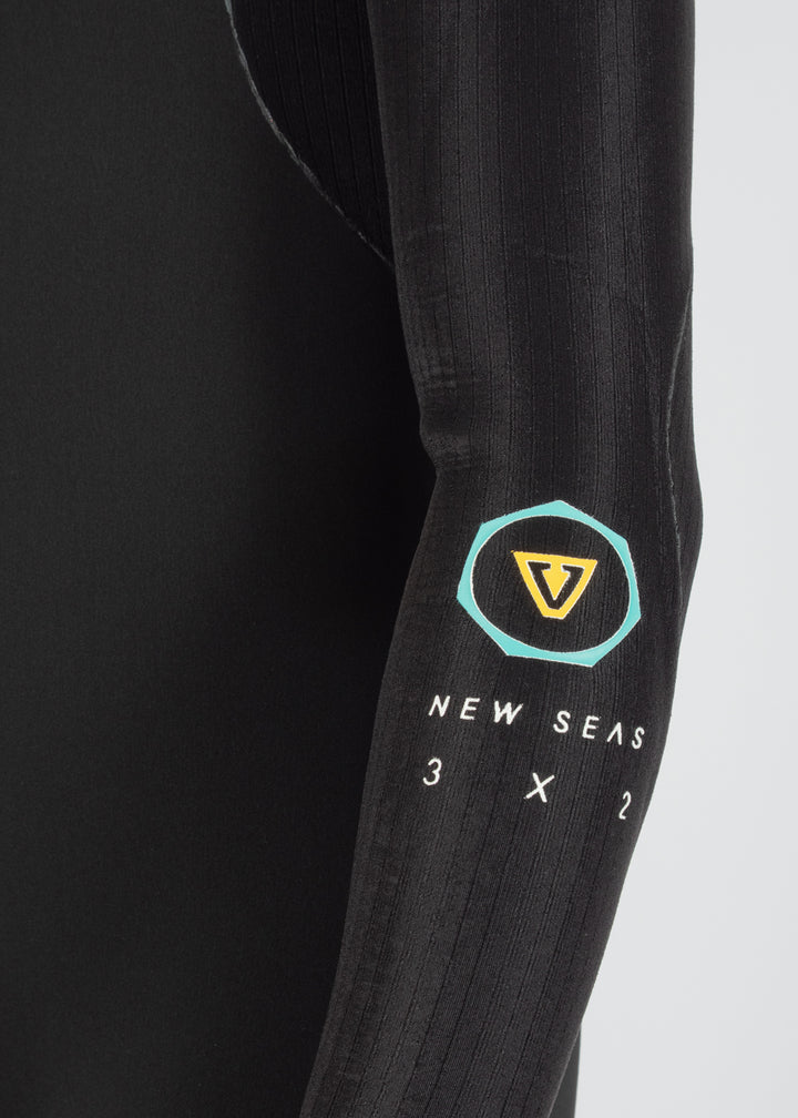 New Seas Boys 3-2 Full U-Zip Wetsuit