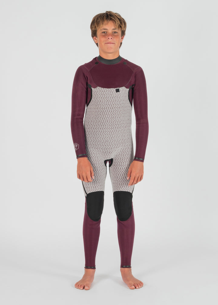 New Seas Boys 3-2 Full U-Zip Wetsuit