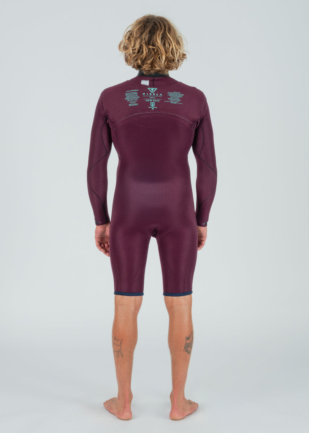 New Seas 2-2 Long Sleeve Spring U - Zip Wetsuit