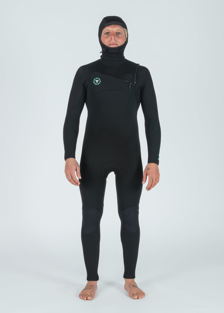 7 Seas 5-4-3 Full Hooded Chest Zip Wetsuit