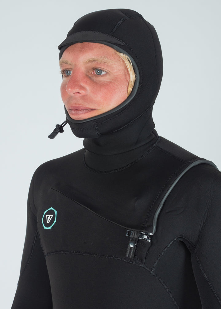 7 Seas 5-4-3 Full Hooded Chest Zip Wetsuit