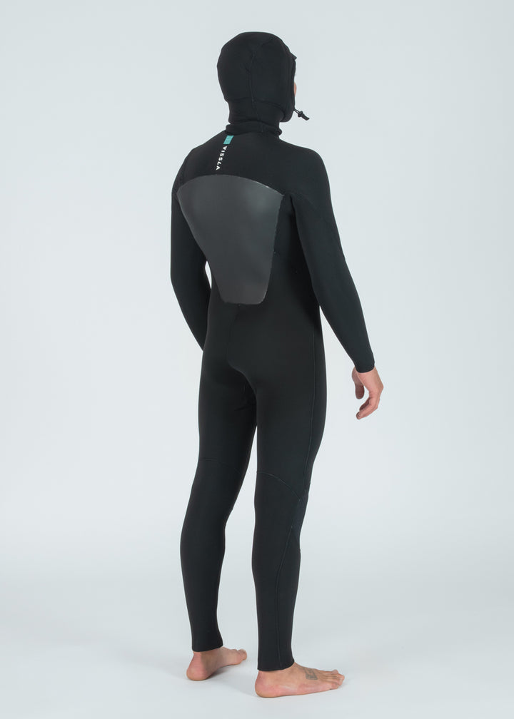 7 Seas 5-4-3 Full Hooded Chest Zip Wetsuit