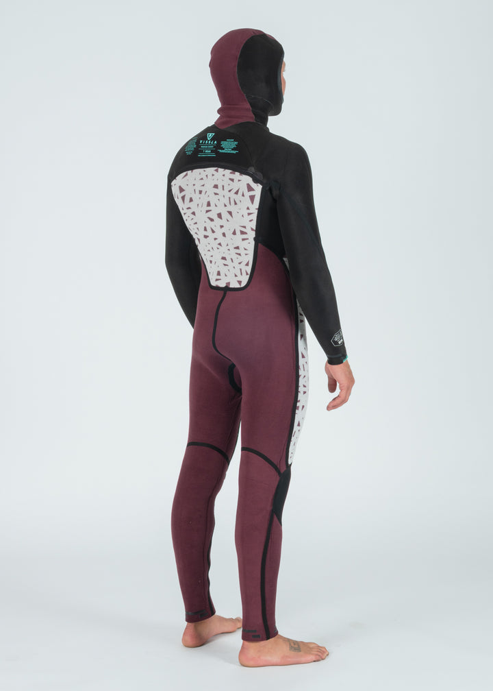 7 Seas 5-4-3 Full Hooded Chest Zip Wetsuit