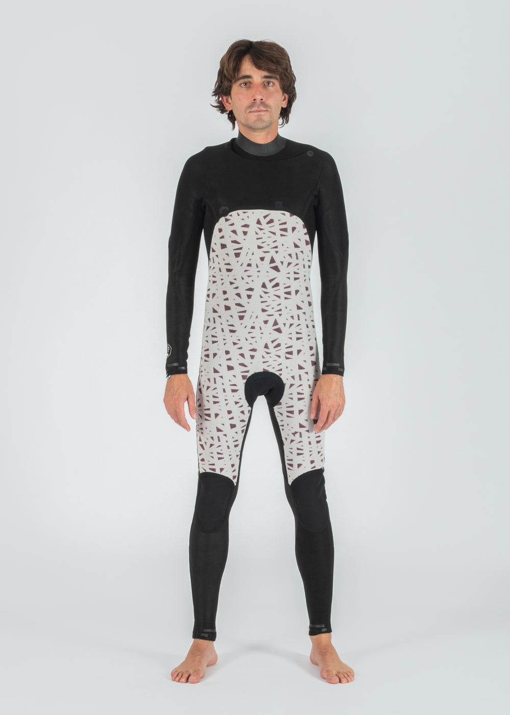 7 Seas 3-2 Chest Zip Full Wetsuit - No Logos