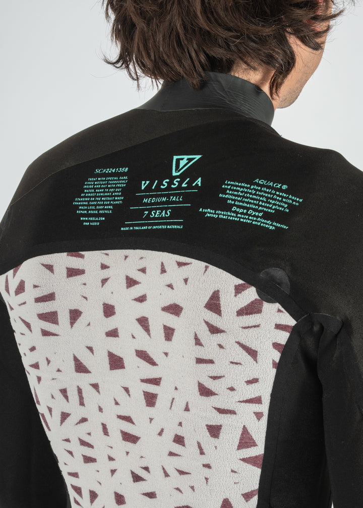 7 Seas 3-2 Chest Zip Full Wetsuit - No Logos