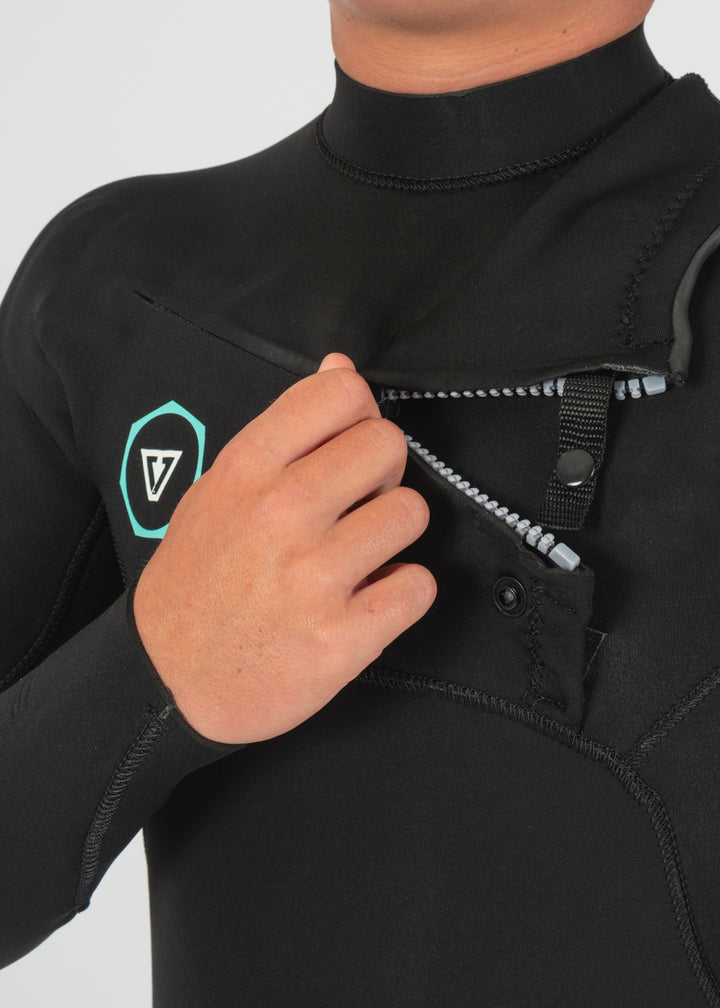 7 Seas Boys 4-3 Full Chest Zip Wetsuit