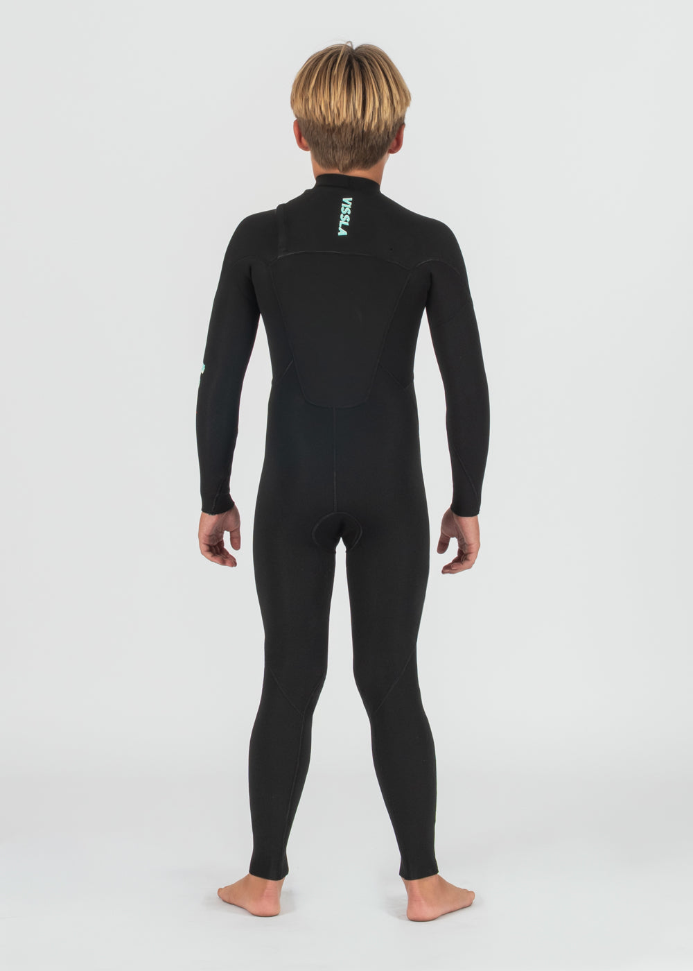 7 Seas Boys 4-3 Full Chest Zip Wetsuit
