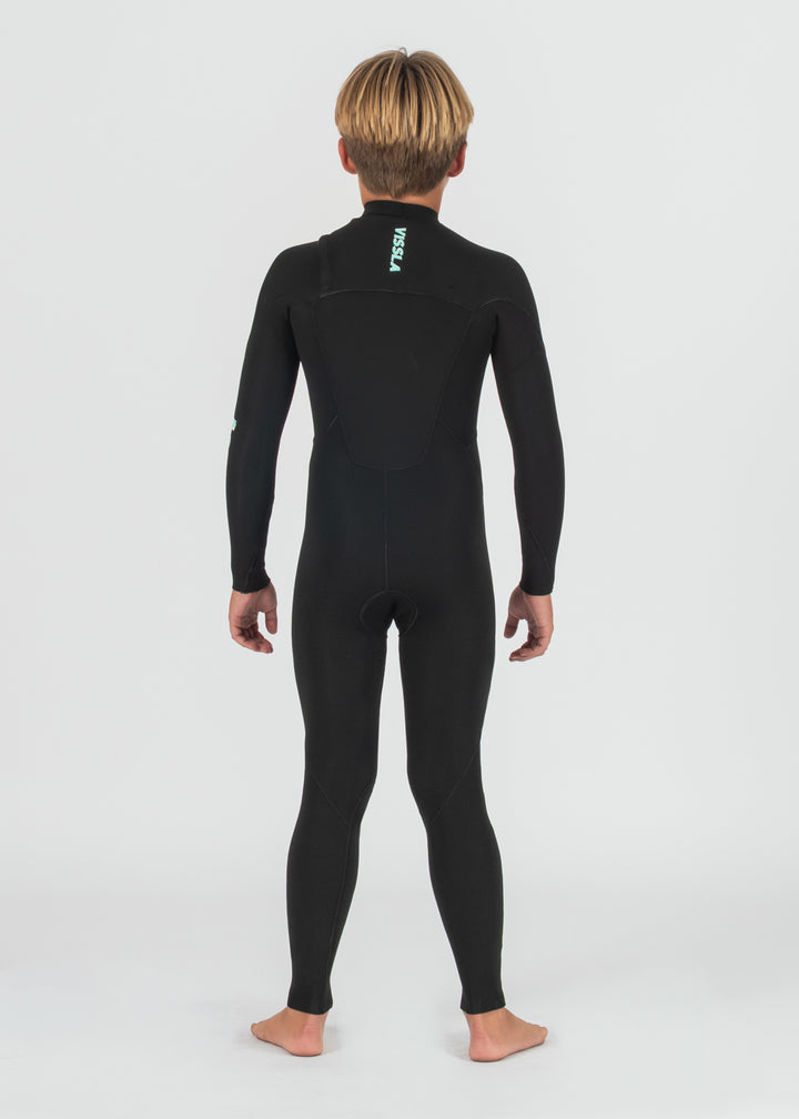 7 Seas Boys 4-3 Full Chest Zip Wetsuit