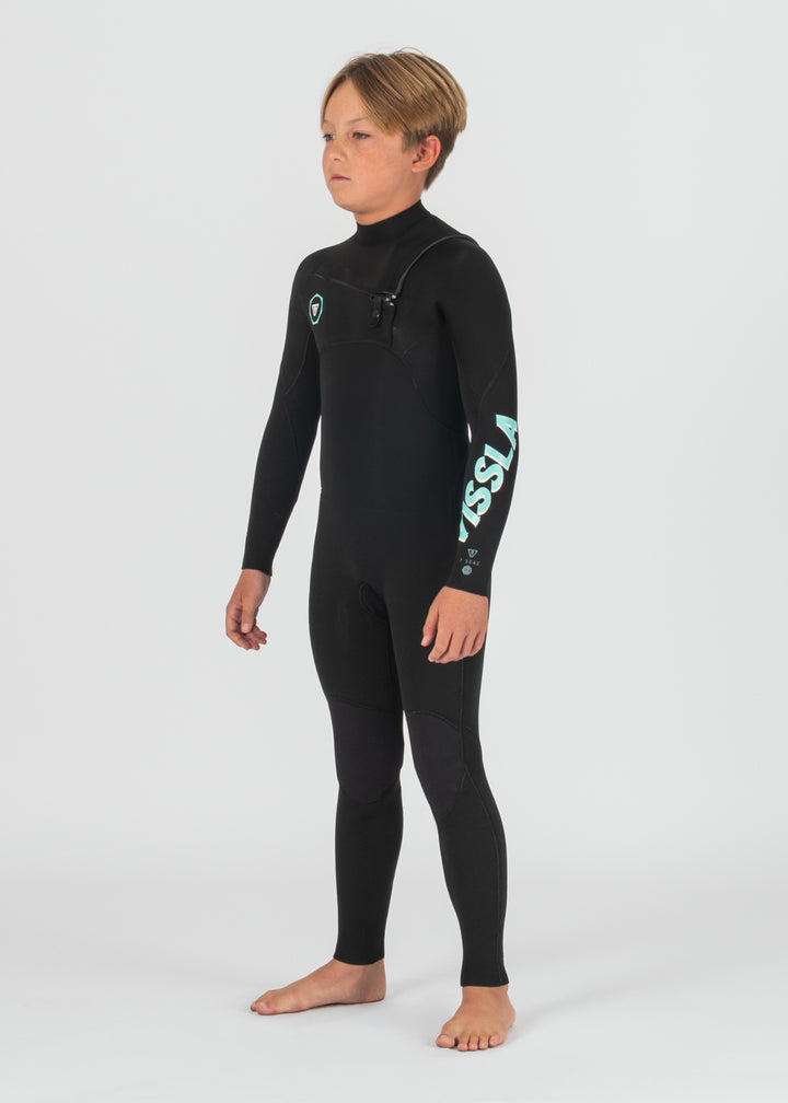 7 Seas Boys 4-3 Full Chest Zip Wetsuit