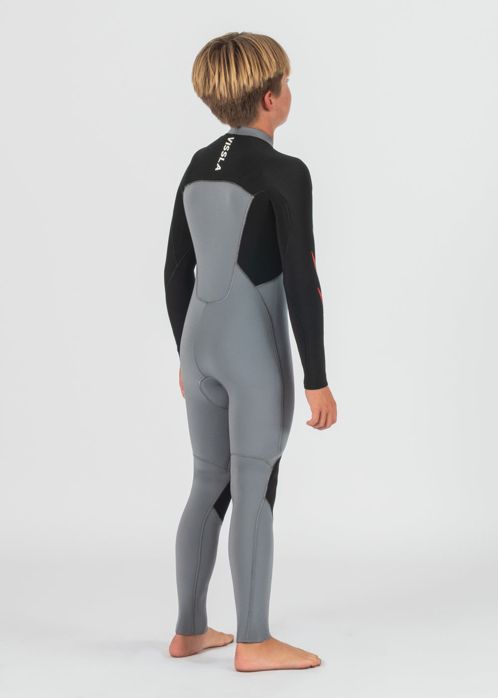 7 Seas Boys 3-2 Bolt Full Chest Zip Wetsuit