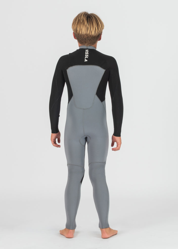 7 Seas Boys 3-2 Bolt Full Chest Zip Wetsuit