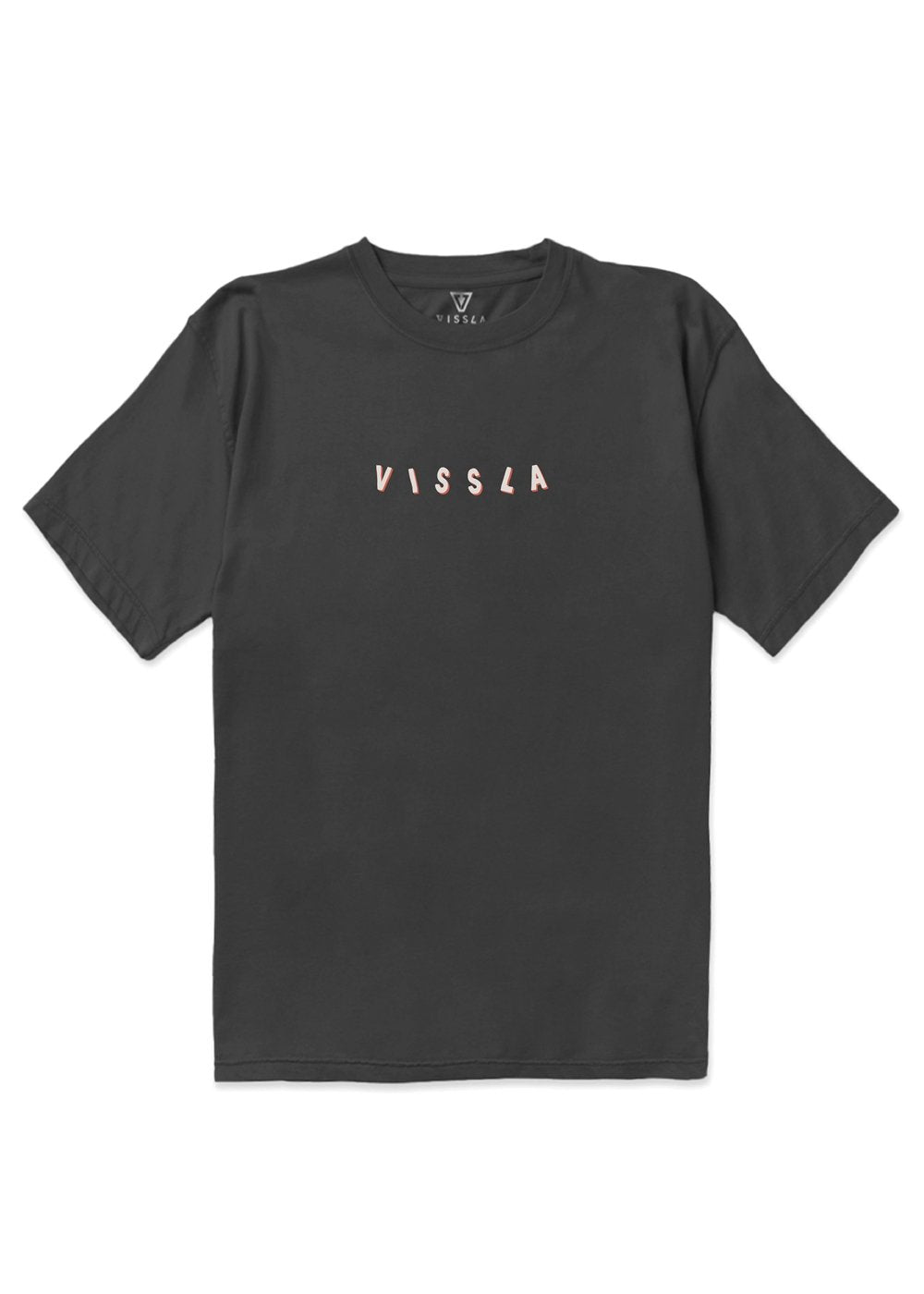 Vissla Supersonic Boys Tee in Black, view 2